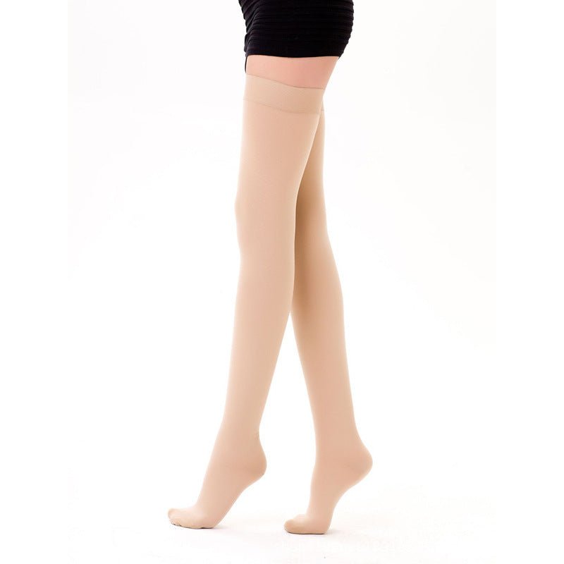Medical Grade 2 Compression Stockings Open Toe Health Care Skinny Leg Limorista