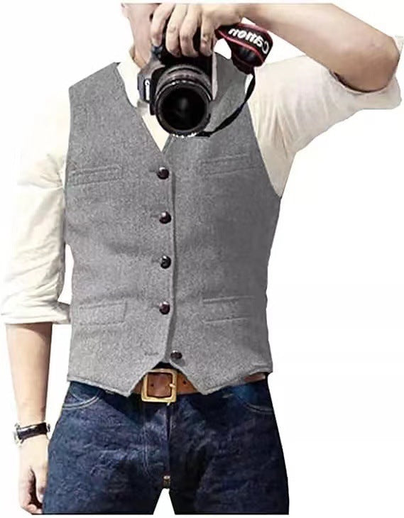 Suit Vest Best Man Wedding Limorista