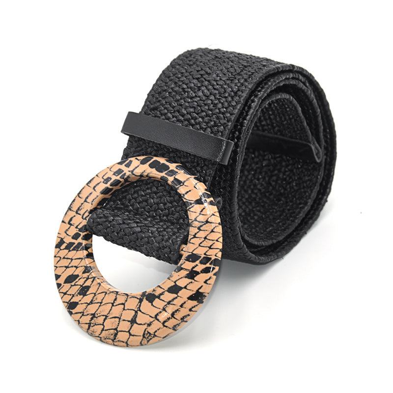 Bohemian Holiday Linen Woven Belt Limorista