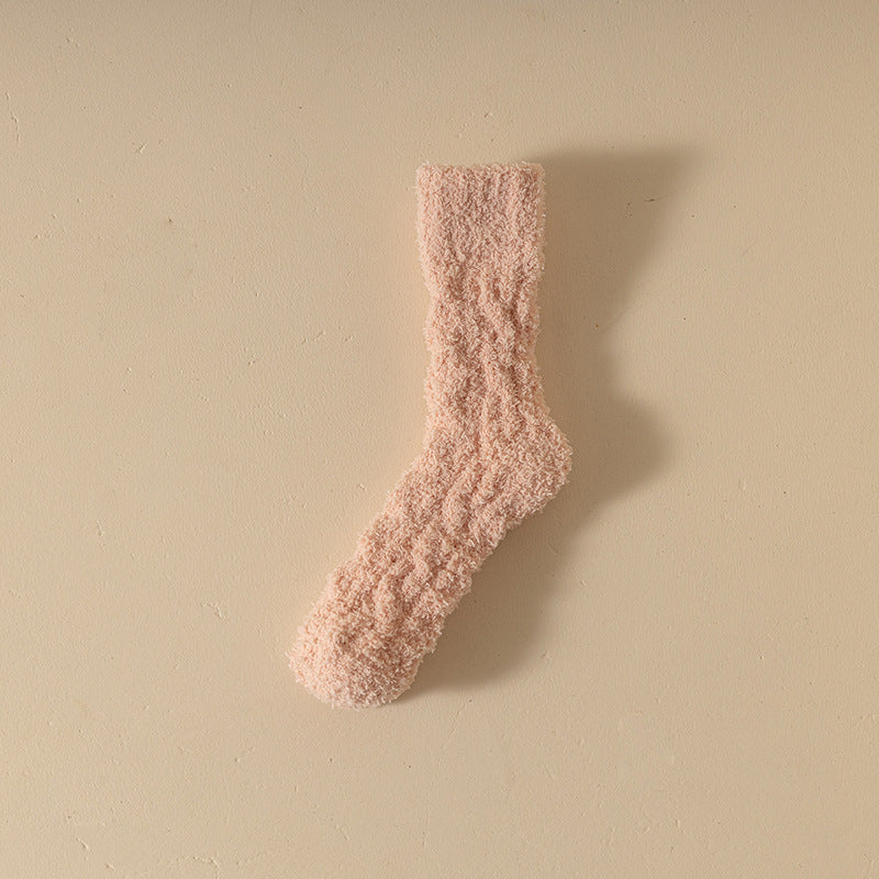 Coral Fleece Socks Women&