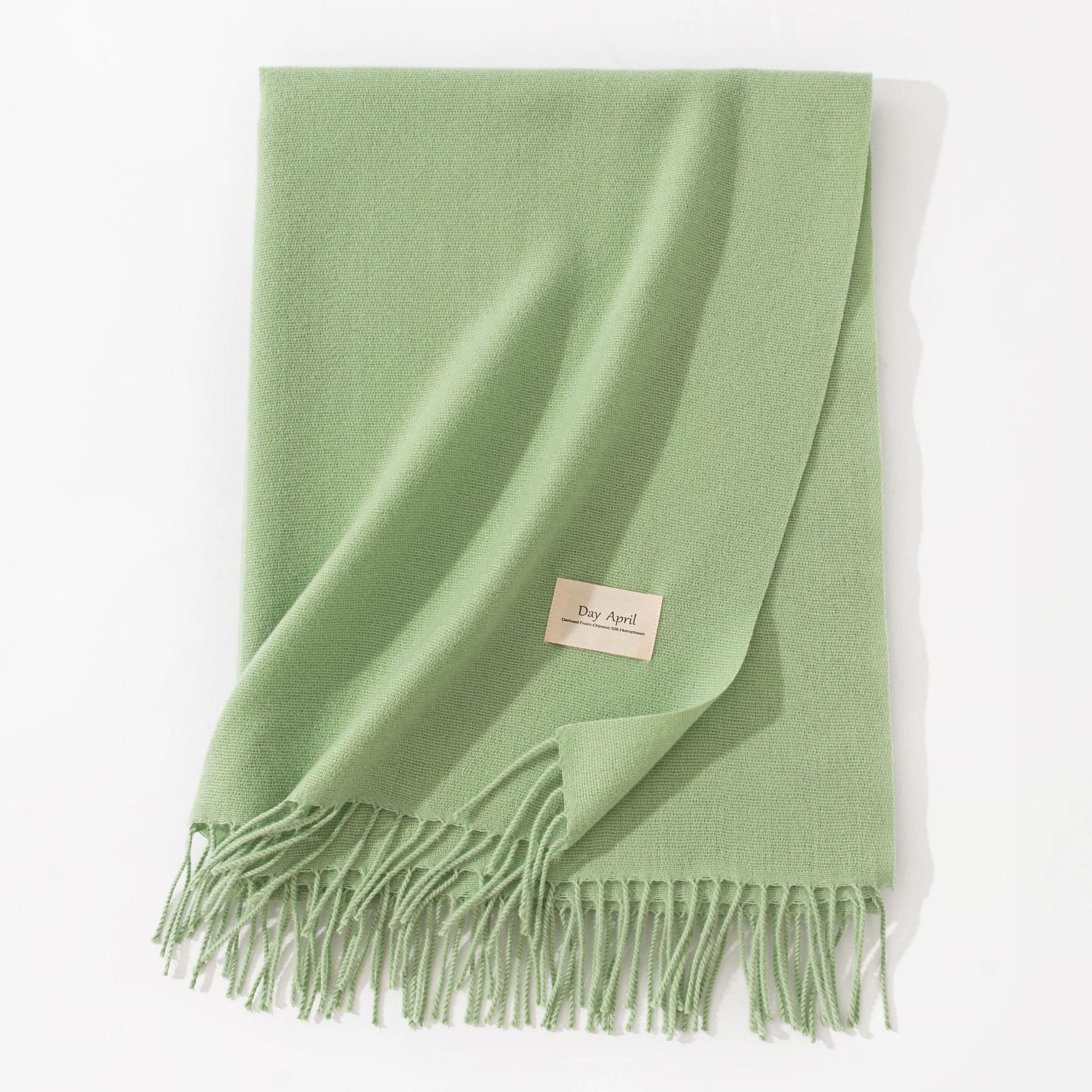Pure Color Artificial Cashmere Scarf Women&