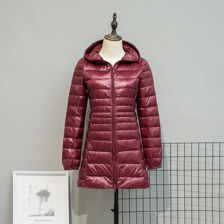 Autumn And Winter Lightweight Down Jacket Women&