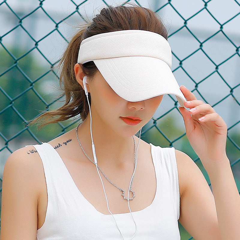 Sun Hat Visor Caps Summer Beach Sunhat Sport Headband Classic Cap Adjustable Sun Sports Visor Hat Baseball Cap Limorista