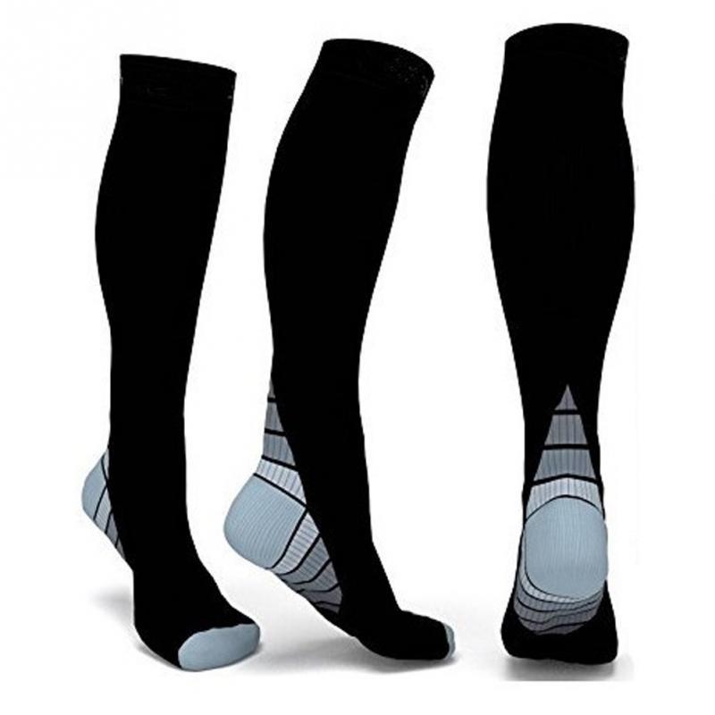 Unisex Men Professional Compression Socks Breathable Travel Activities Fit for Nurses Shin Splints Flight Travel Sports Sock Limorista