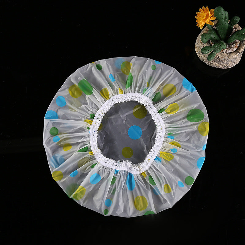 Thicken Waterproof Printed Lace Enlarged Shower Limorista