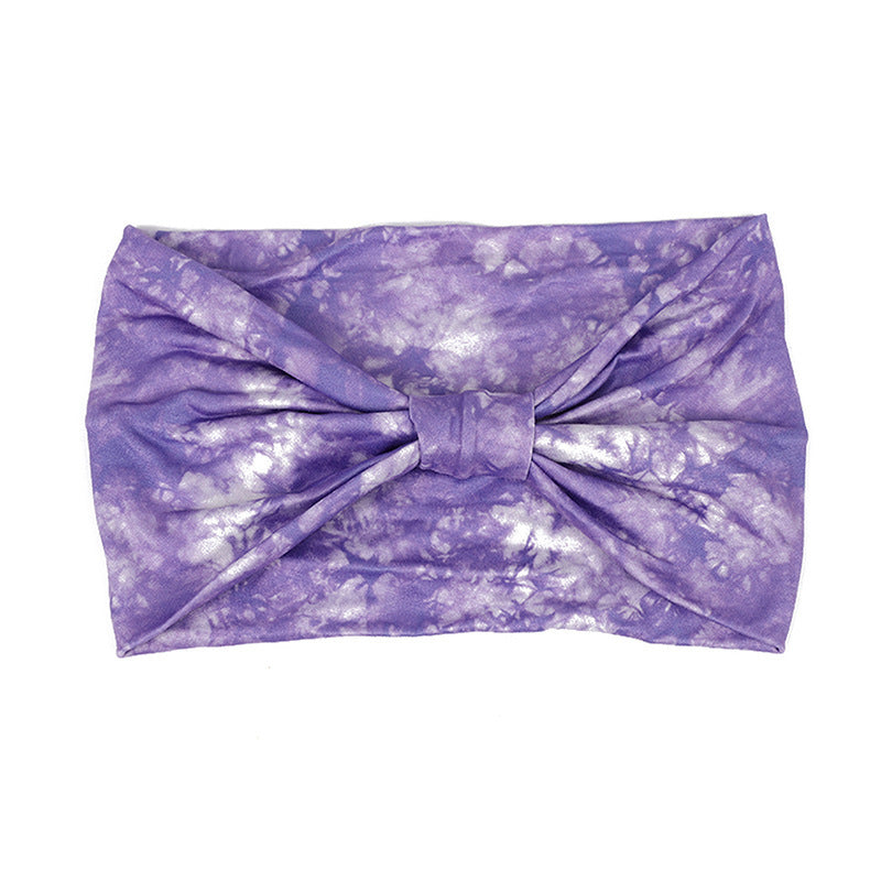 European And American New Tie-dye Sports Sweat-absorbent Hair Band Women&