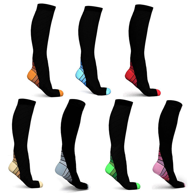 Unisex Men Professional Compression Socks Breathable Travel Activities Fit for Nurses Shin Splints Flight Travel Sports Sock Limorista