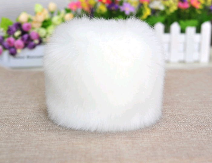 Warm sleeves fur fur cuff gloves windproof cuffs bracelets imitation rabbit fur imitation fox fur wristbands hand ring Limorista