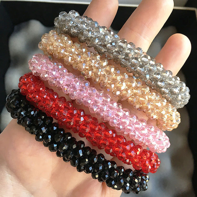 Enchanting Flash Diamond Crystal Round Bracelet Limorista