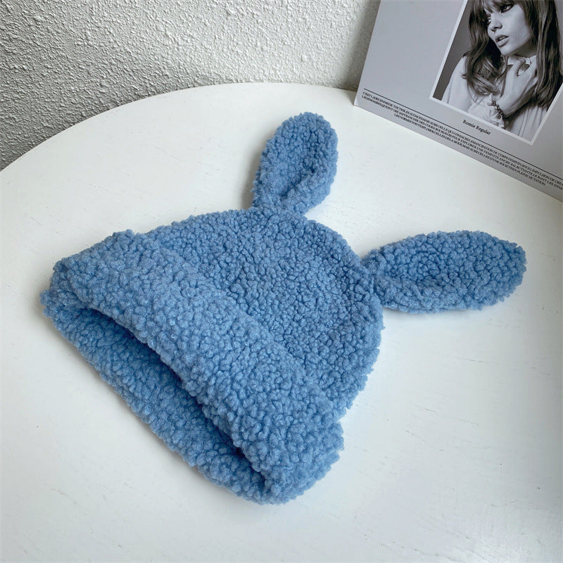Cute Lambswool Plush Rabbit Ears Hat Limorista