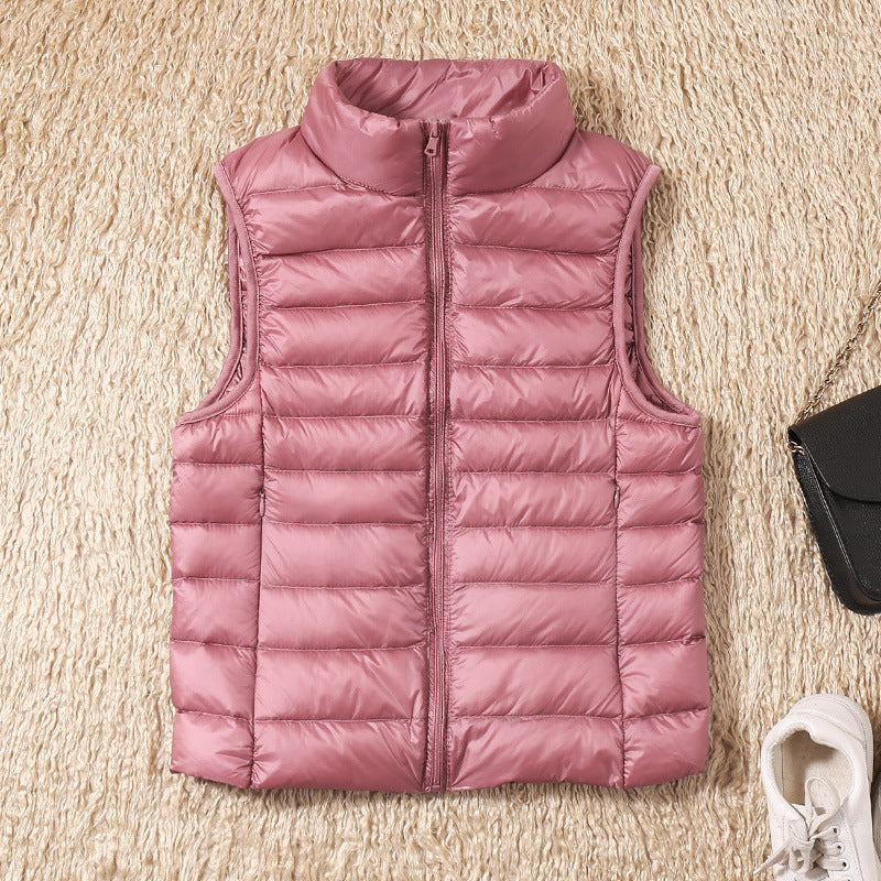 Lightweight down jacket women&