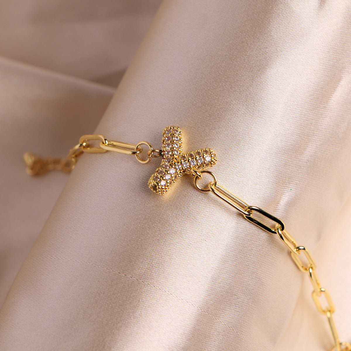 18K Bubble Balloon 26 English Zircon Clip Bracelet Limorista