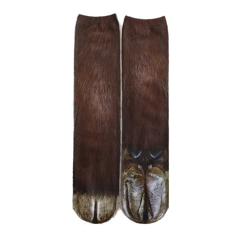 3D animal print socks Limorista