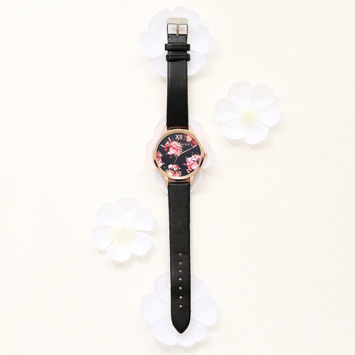 Lvpai Marke Frauen Armband Uhr Mode Rose Gold Blumen Leder Einfache Frauen Kleid Uhren Luxus Business Geschenk Uhr Uhr Limorista