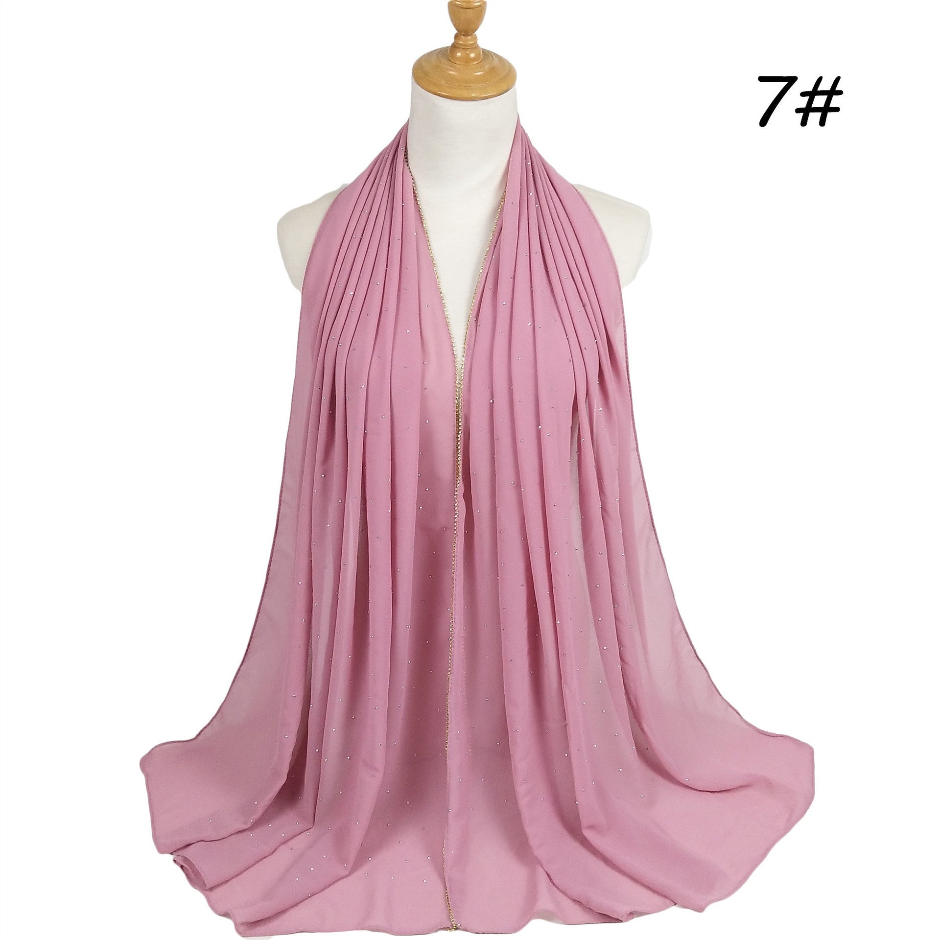 Chain Pearl Chiffon Hui Hood Limorista