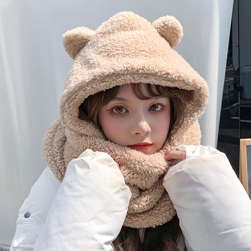 Bear ears scarf hat Limorista
