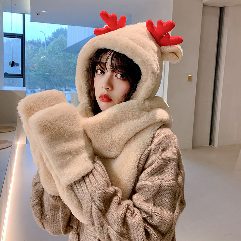 Bear ears scarf hat Limorista