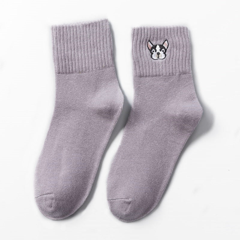 Cartoon embroidery socks Limorista