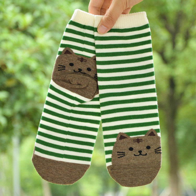 Autumn Korean cartoon socks ladies cotton socks socks wholesale in tubefun factory wholesale Limorista