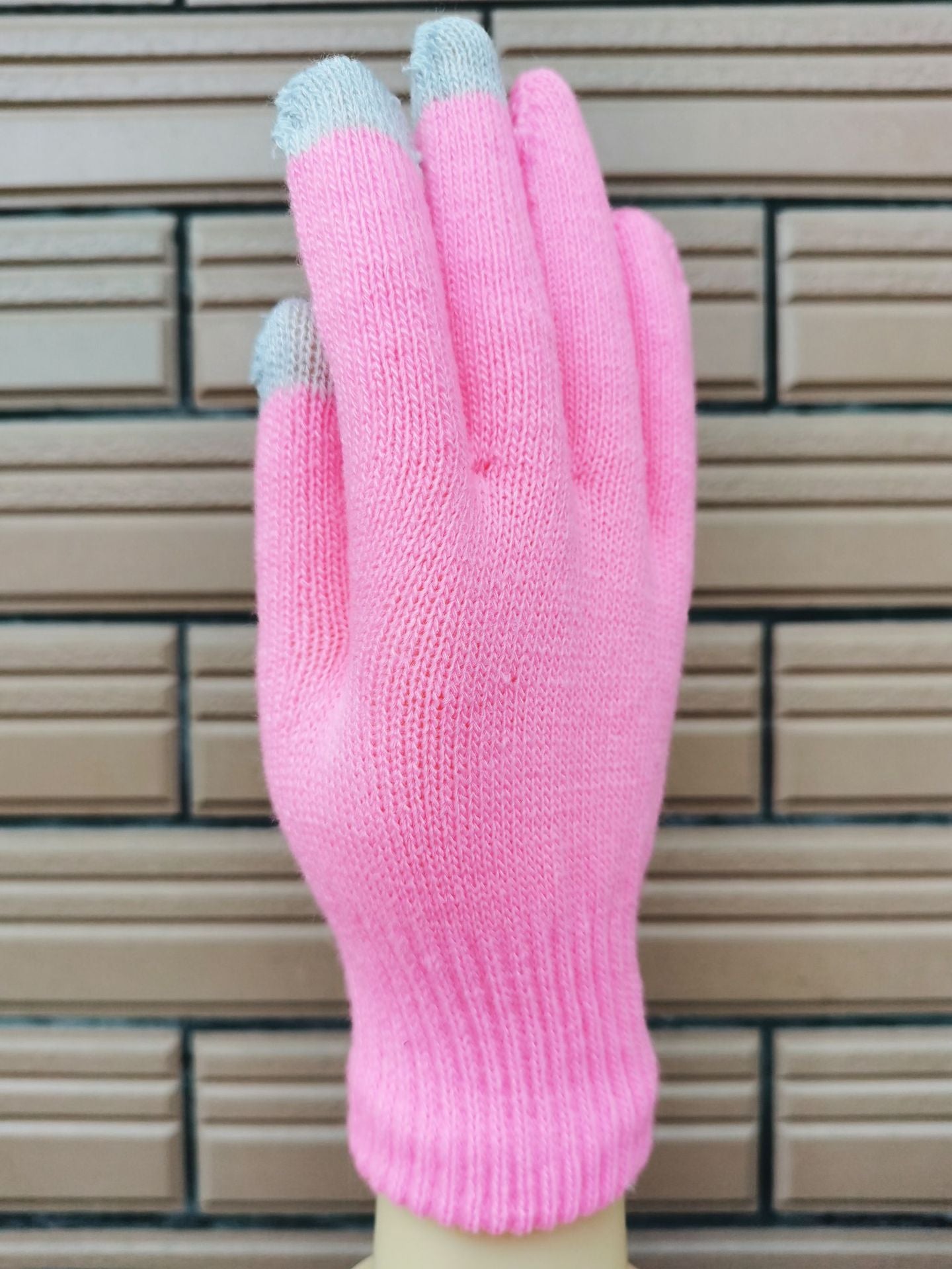 Touch screen gloves warm knit wool touch screen gloves winter touch gloves Limorista