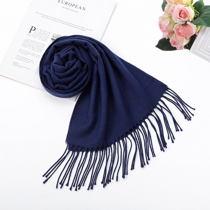 Autumn And Winter British Style Plaid Scarf Winter Limorista