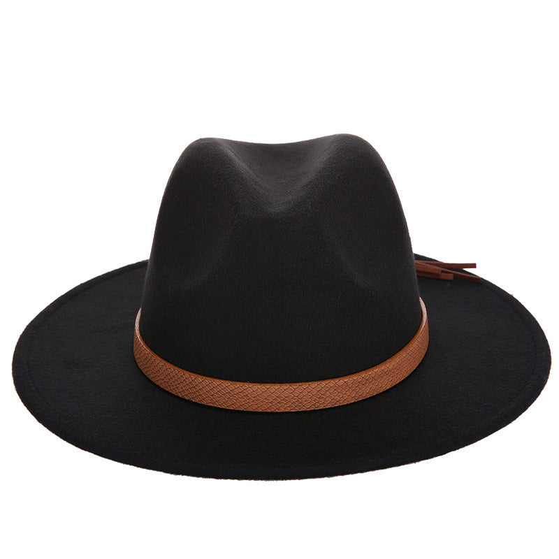 Woolen Jazz Hat Fashion Female Hat Top Hat Limorista