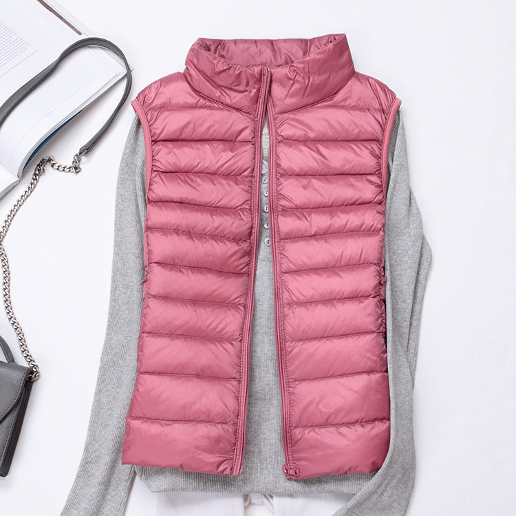 New Autumn Women Light Down Vest Limorista