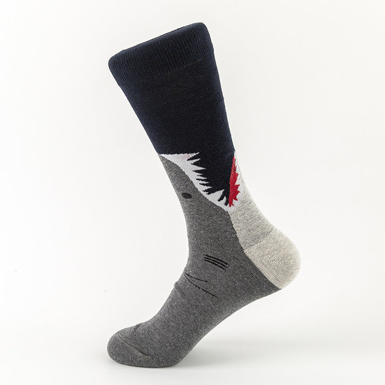 Colorful Mid-calf Couple Casual Cotton Socks Limorista