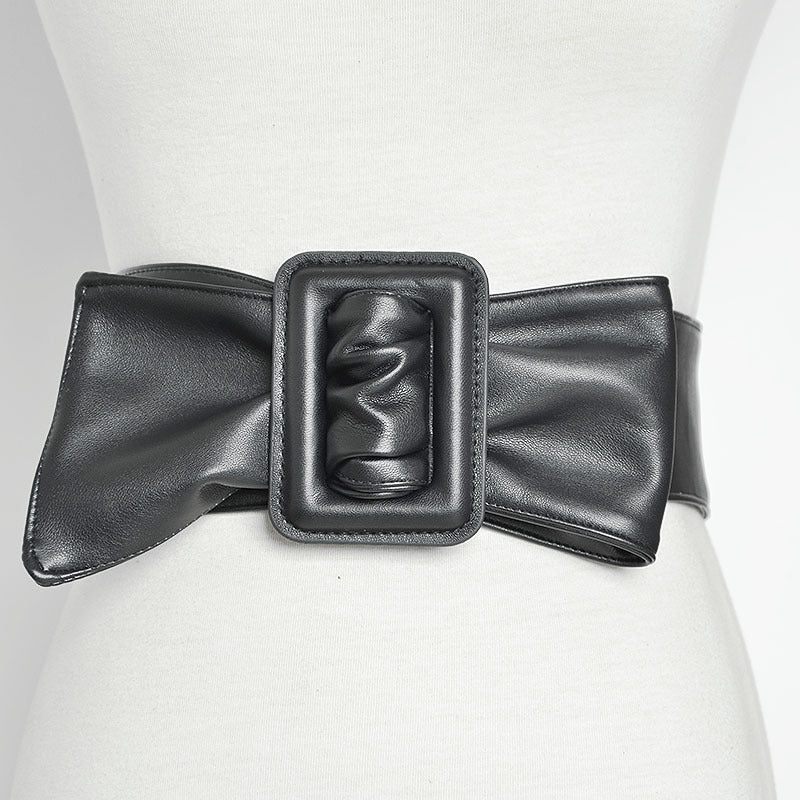 Sheepskin wide belt women Limorista