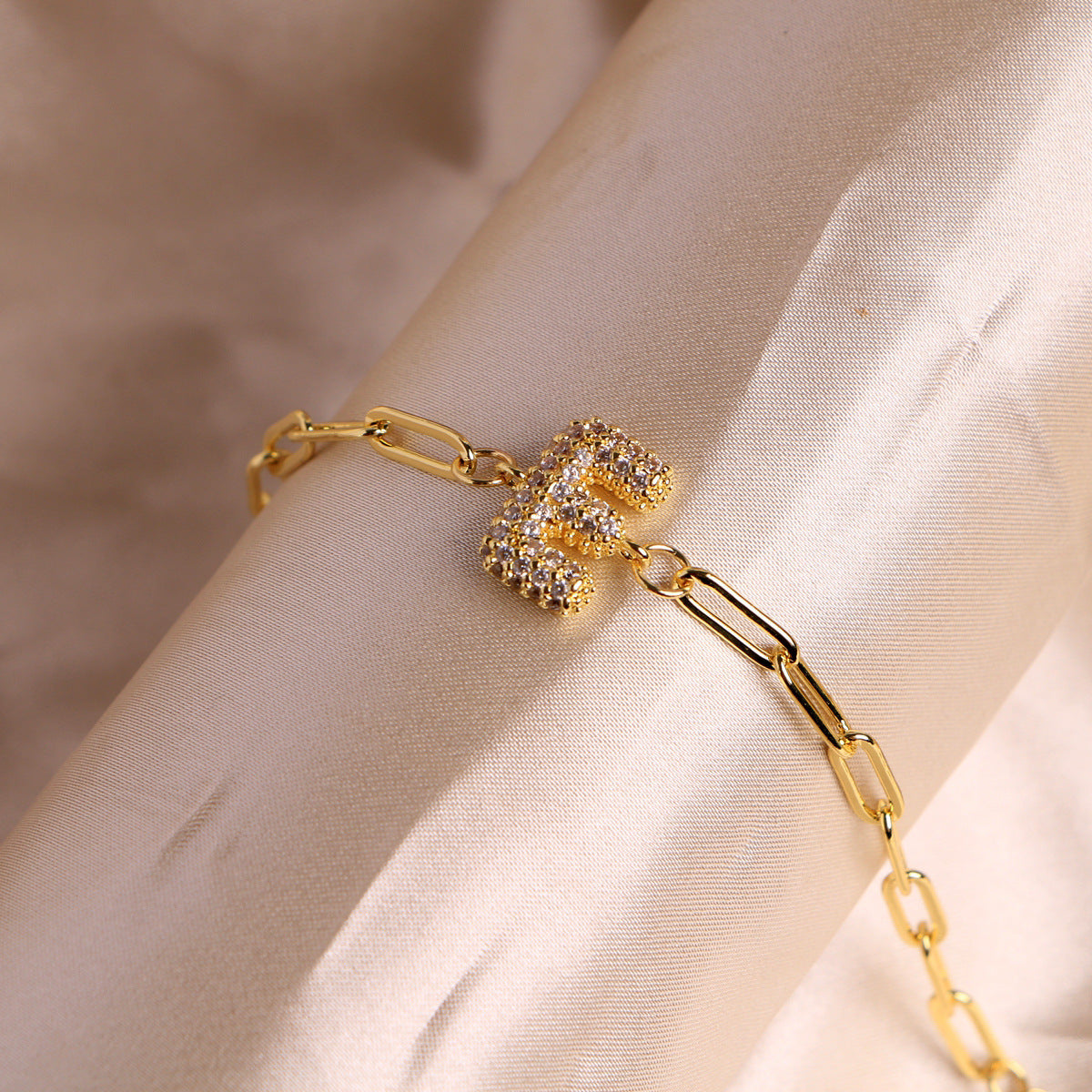 18K Bubble Balloon 26 English Zircon Clip Bracelet Limorista