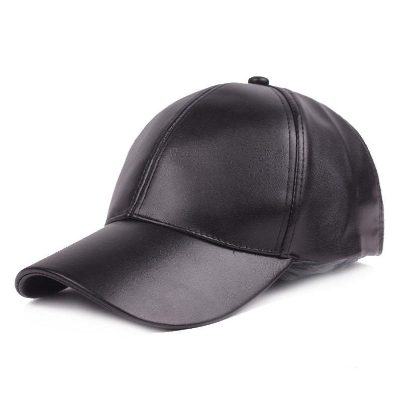 Leather peaked cap Limorista