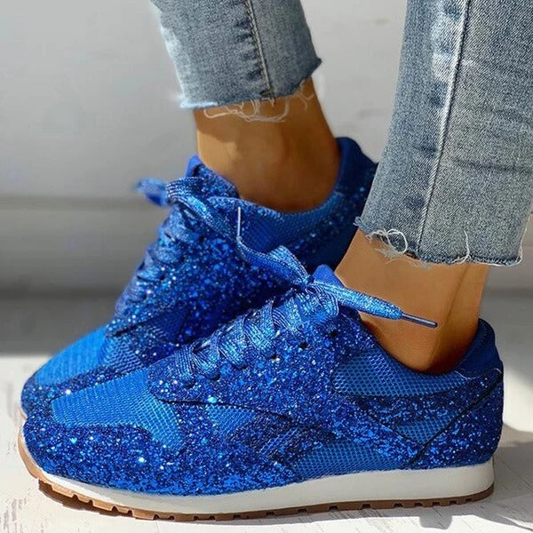Wedge heel sequins casual shoes Limorista