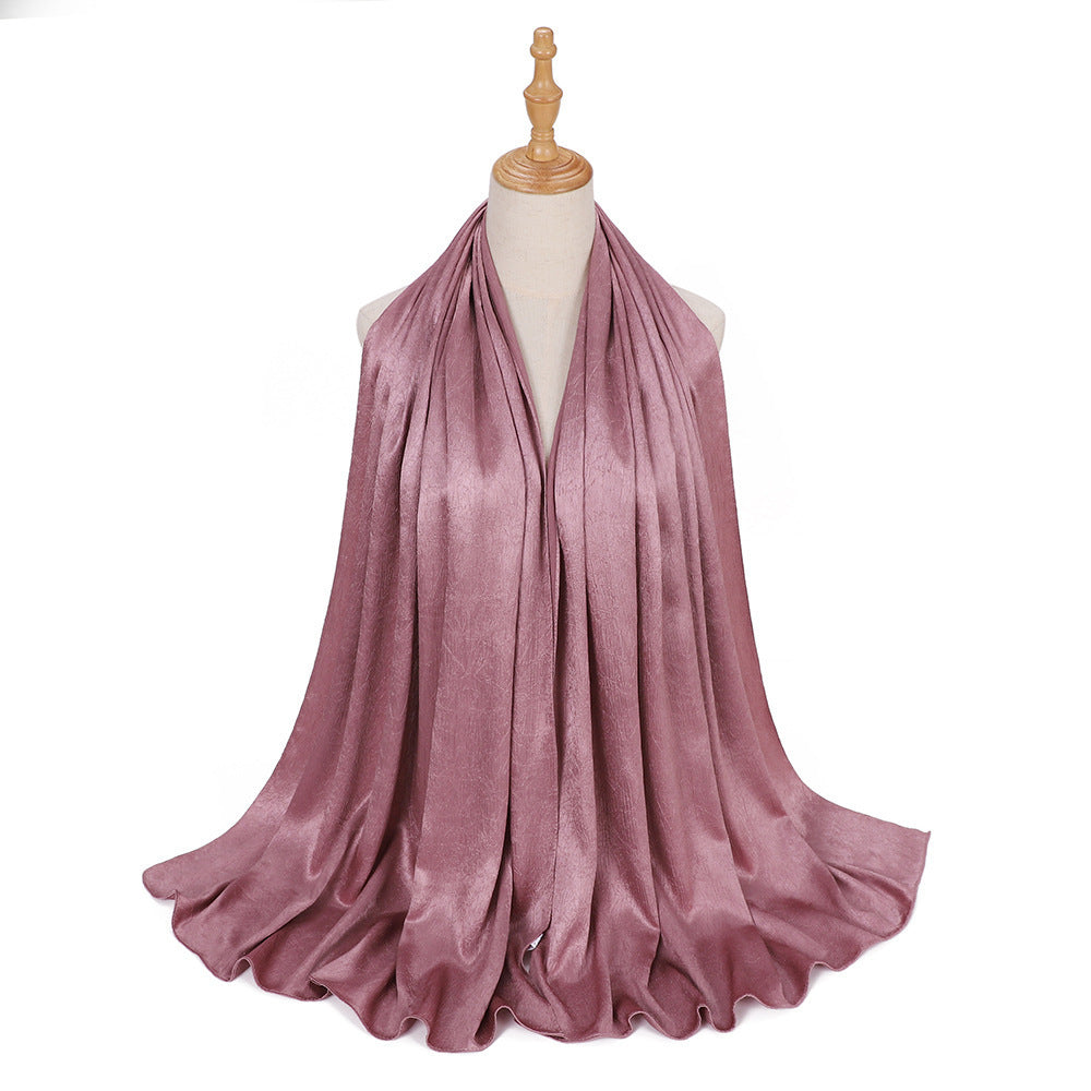 New Silk-like Silky Satin Scarf Limorista