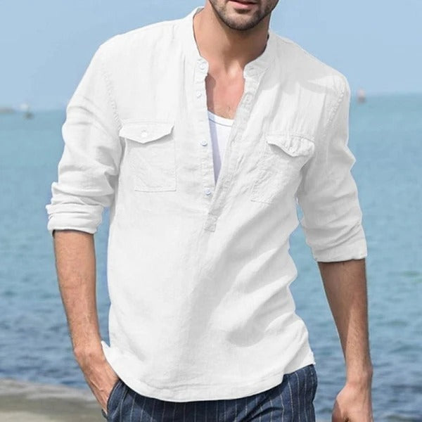 Long sleeve shirt men cotton shirt Limorista