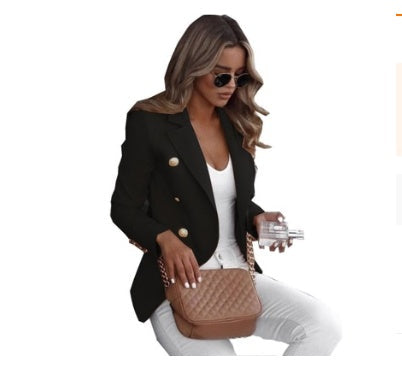 Small solid color suit, feminine jacket Limorista