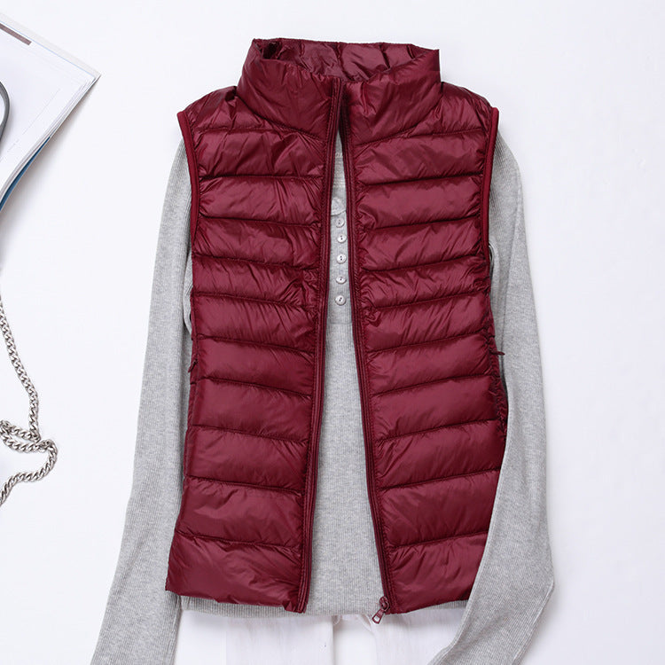 New Autumn Women Light Down Vest Limorista