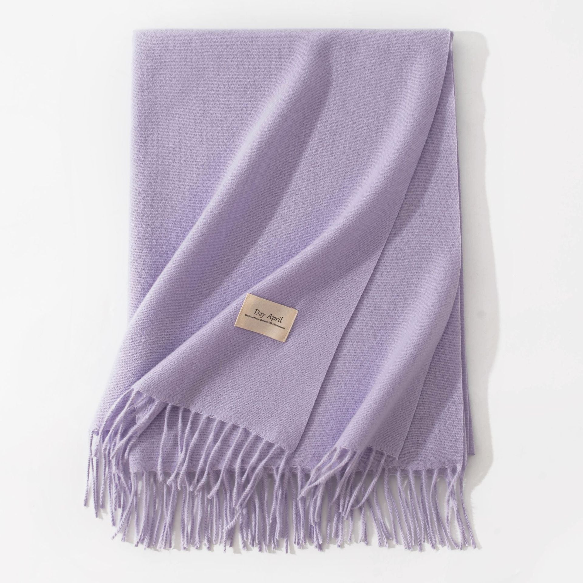 Pure Color Artificial Cashmere Scarf Women&