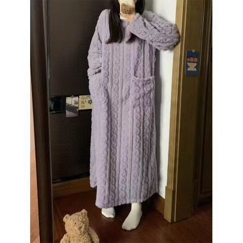Winter Coral Fleece Sleepwear Women&