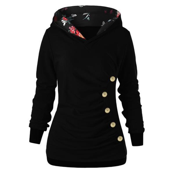 Casual fashion solid color pullover hoodie Limorista