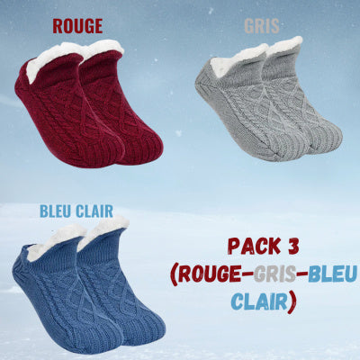 Winter Woolen Socks Women Thicken Warm Home Bedroom Socks Slippers Men Non-slip Foot Warmer Snow Socks Calcetines Mujer Limorista