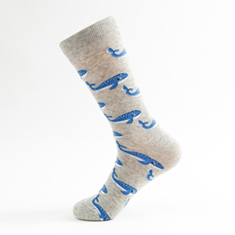 Colorful Mid-calf Couple Casual Cotton Socks Limorista