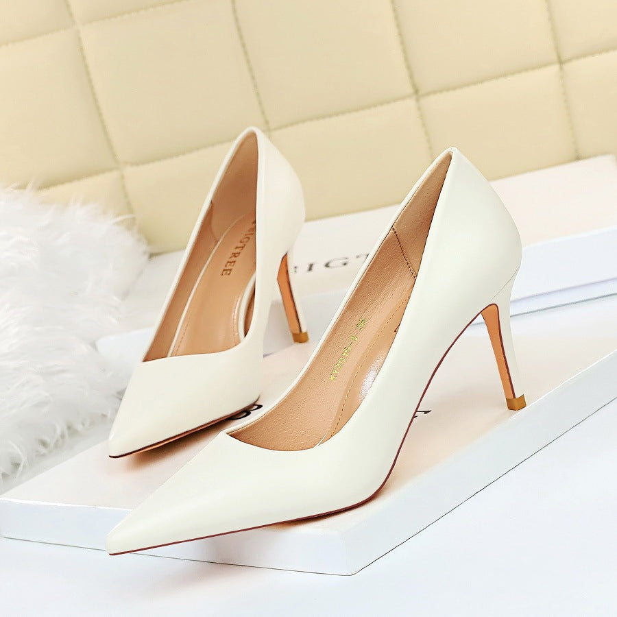 Shallow pointed high heels Limorista