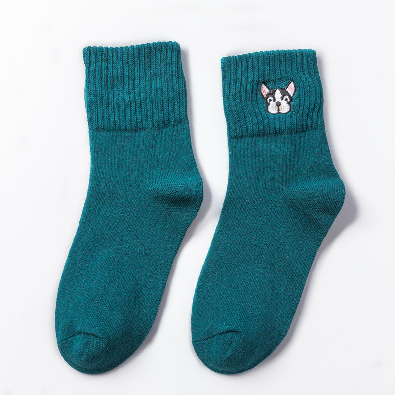 Cartoon embroidery socks Limorista
