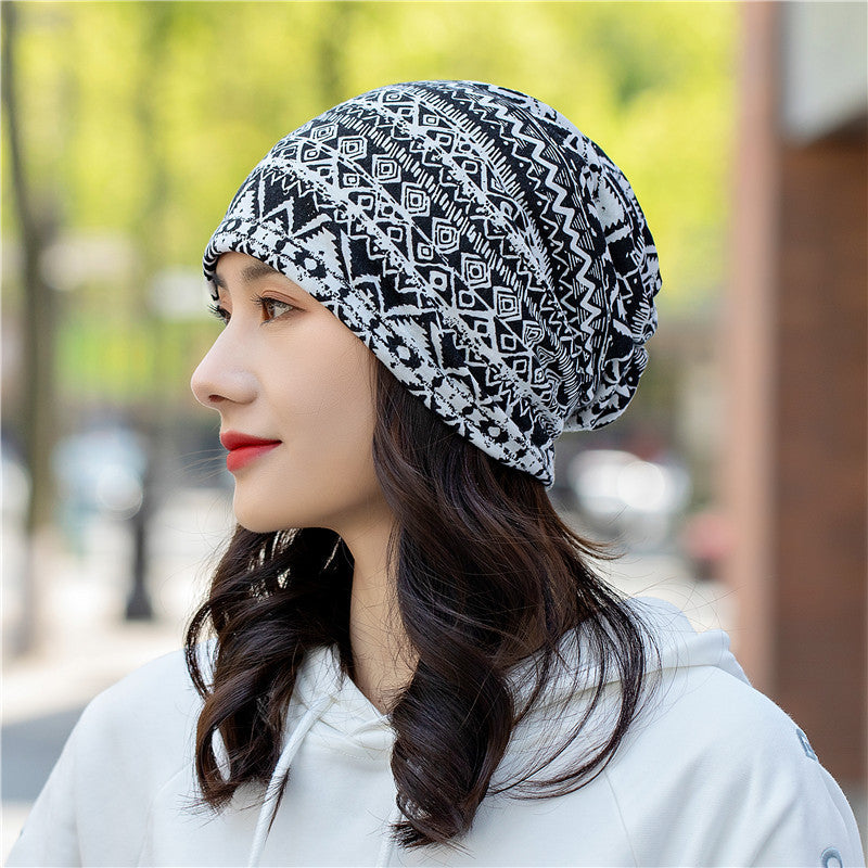 Head Ethnic Wind Series Korean Cashew Flower Bun Head Hat Limorista