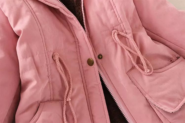 Thick Winter Jacket Women Large Size Long Section Hooded parka outerwear new fashion fur collar Slim padded cotton warm coat Limorista