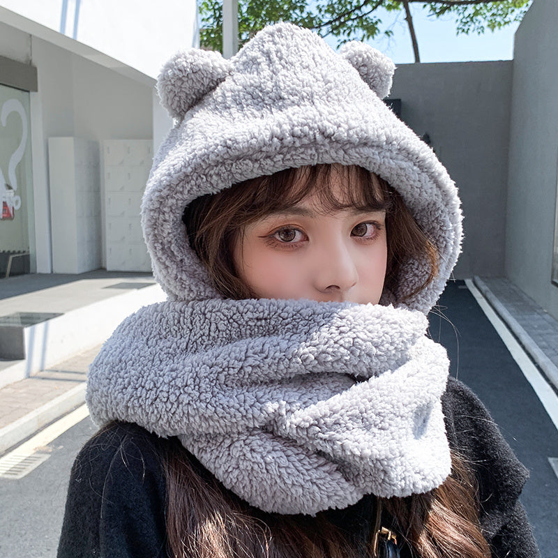 Bear ears scarf hat Limorista