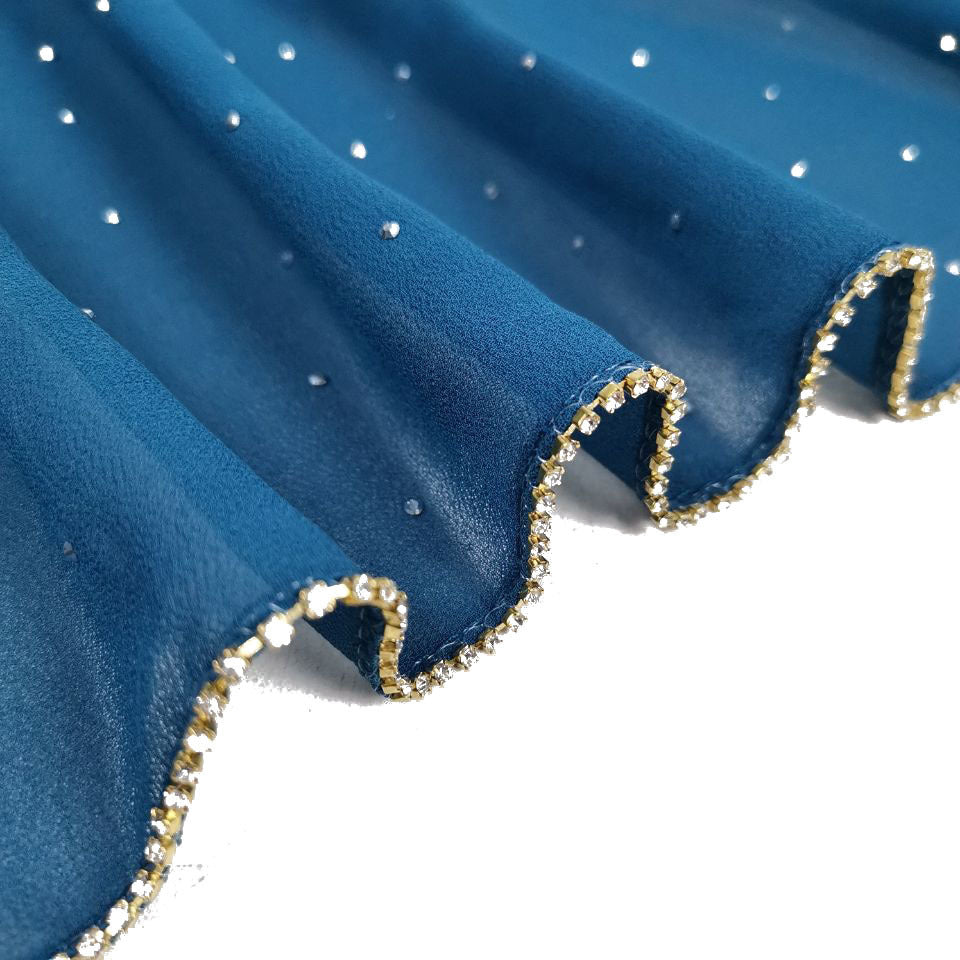 Chain Pearl Chiffon Hui Hood Limorista