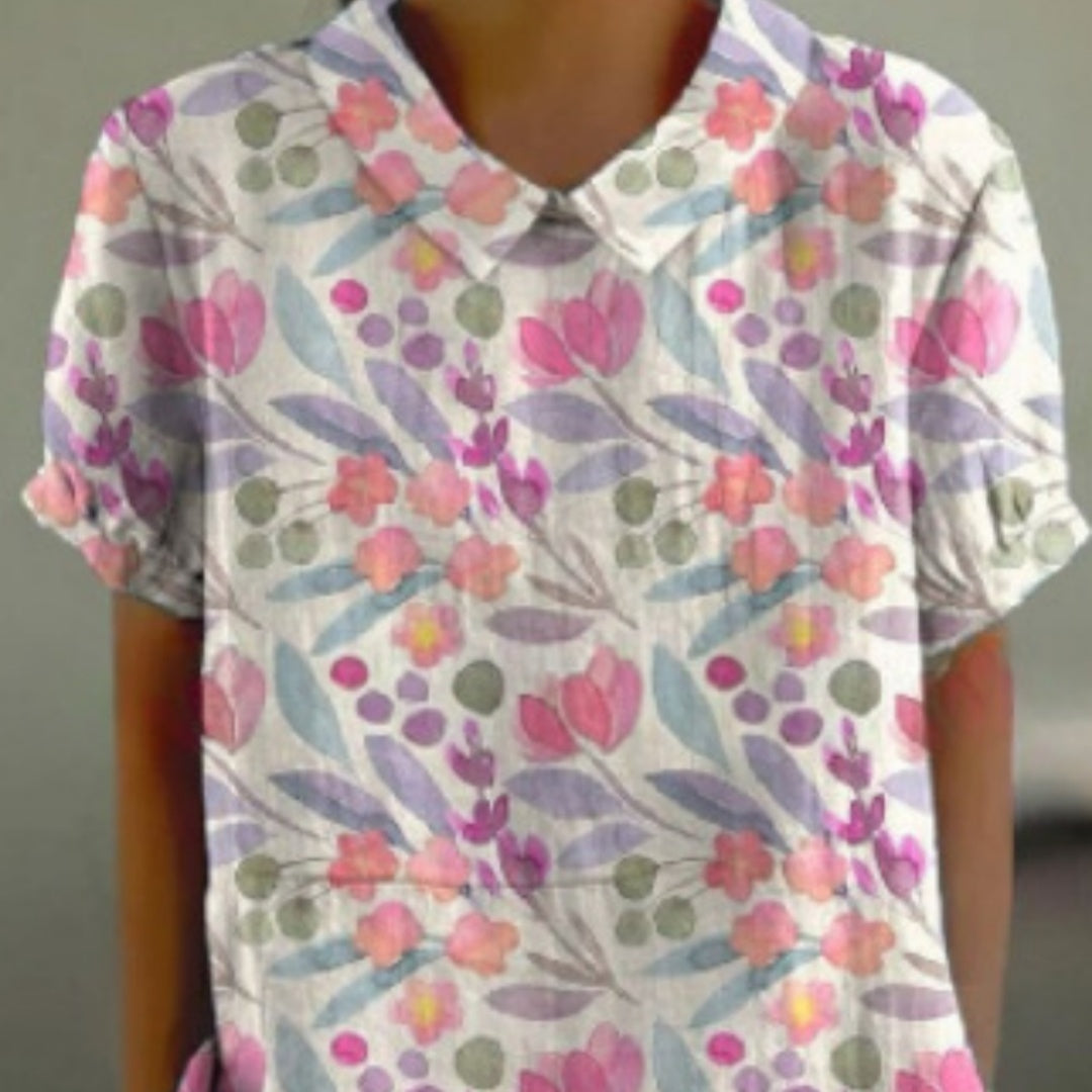 Digital Printing Loose Casual Women&