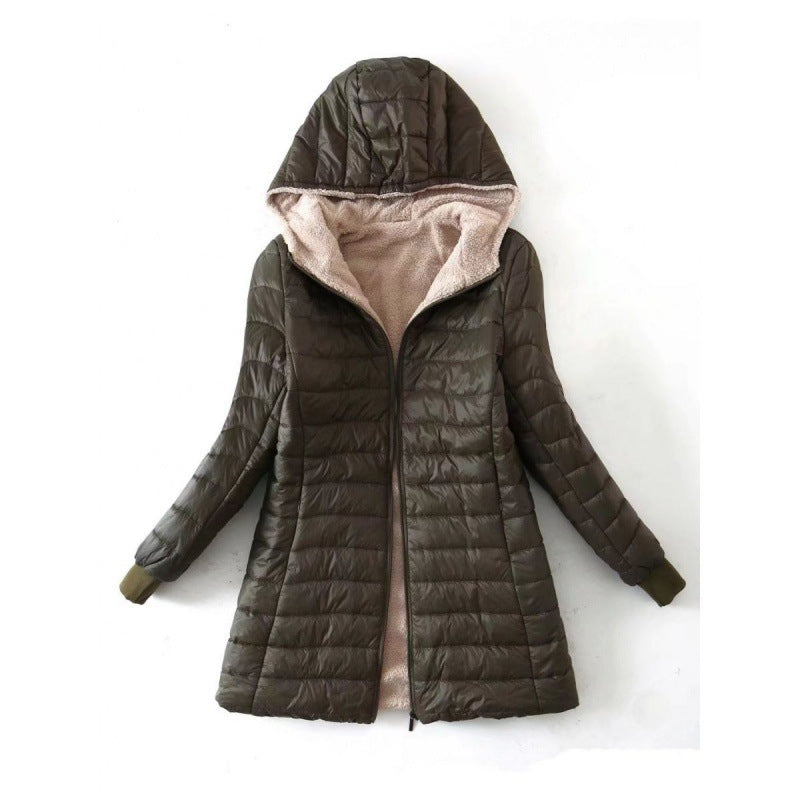 Hooded Slim Fit Fleece-lined Warm Cotton Limorista