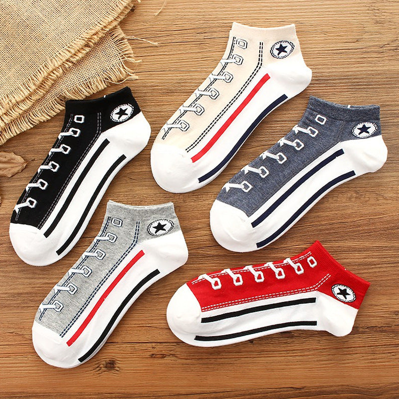 Combed Cotton Deodorant Breathable Boat Socks Limorista